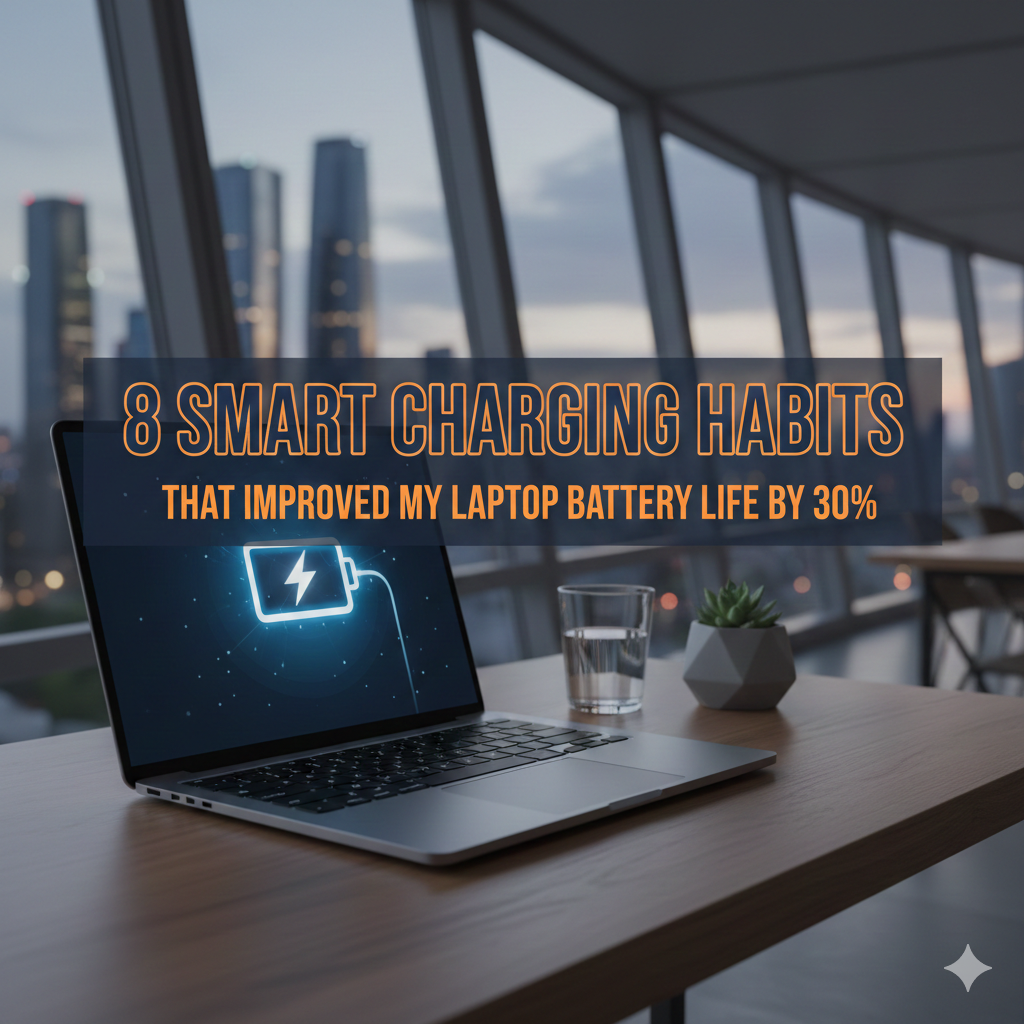 8 Smart Charging Habits That Improved My Laptop Battery Life by 30%