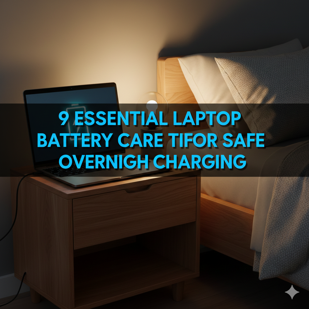 9 Essential Laptop Battery Care Tips for Safe Overnight Charging
