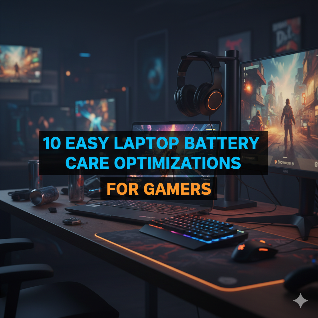 10 Easy Laptop Battery Care Optimizations for Gamers