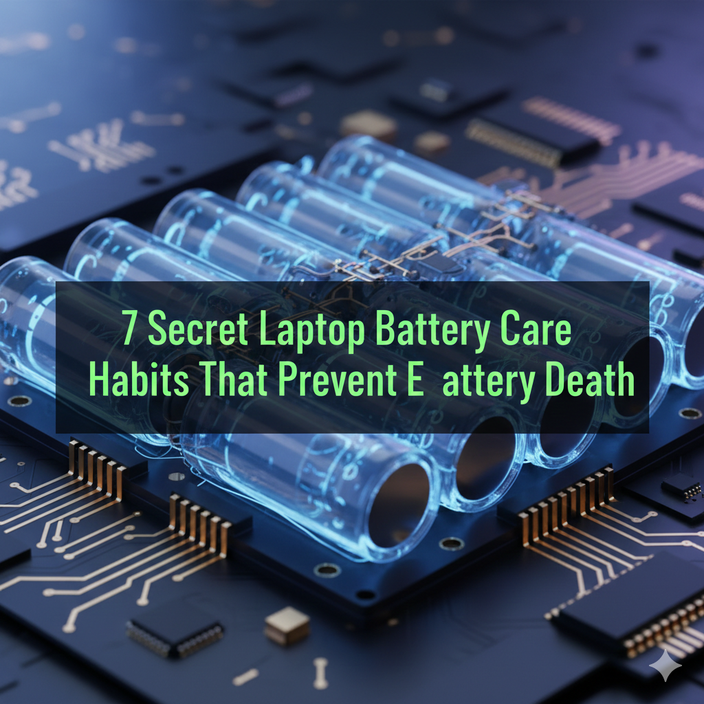 7 Secret Laptop Battery Care Habits That Prevent Early Battery Death