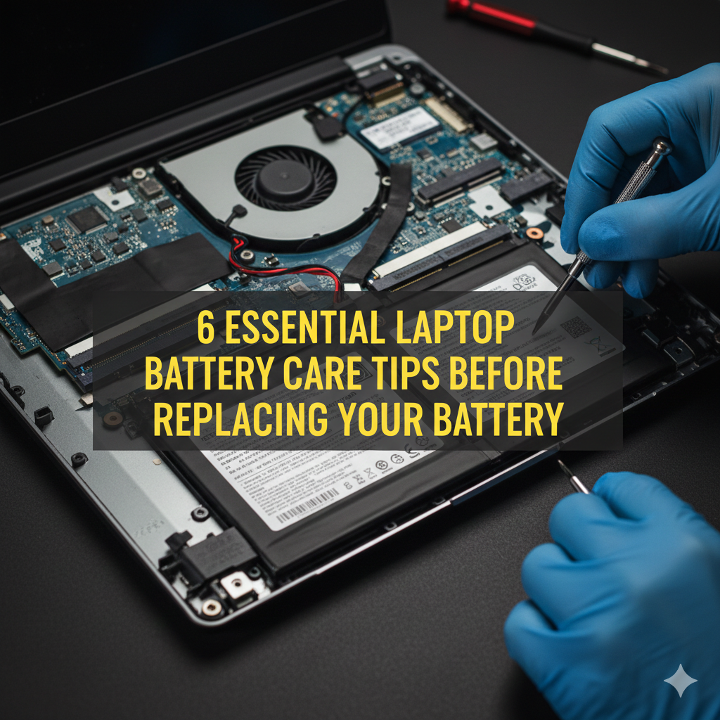 6 Essential Laptop Battery Care Tips Before Replacing Your Battery