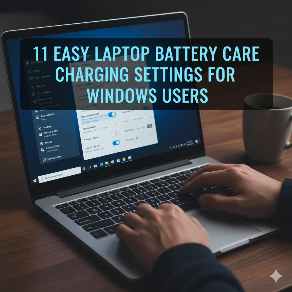 11 Easy Laptop Battery Care Charging Settings for Windows Users