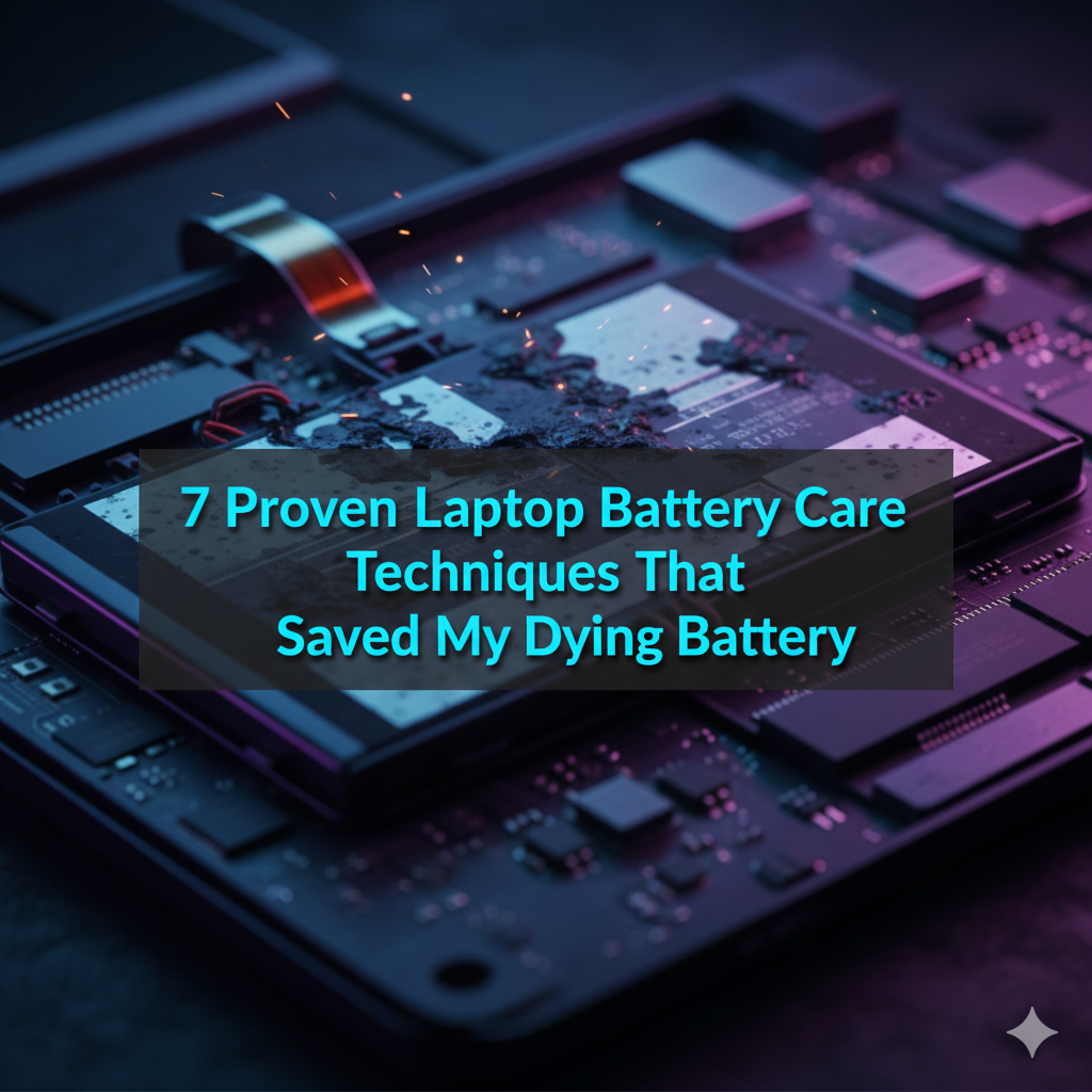 7 Proven Laptop Battery Care Techniques That Saved My Dying Battery