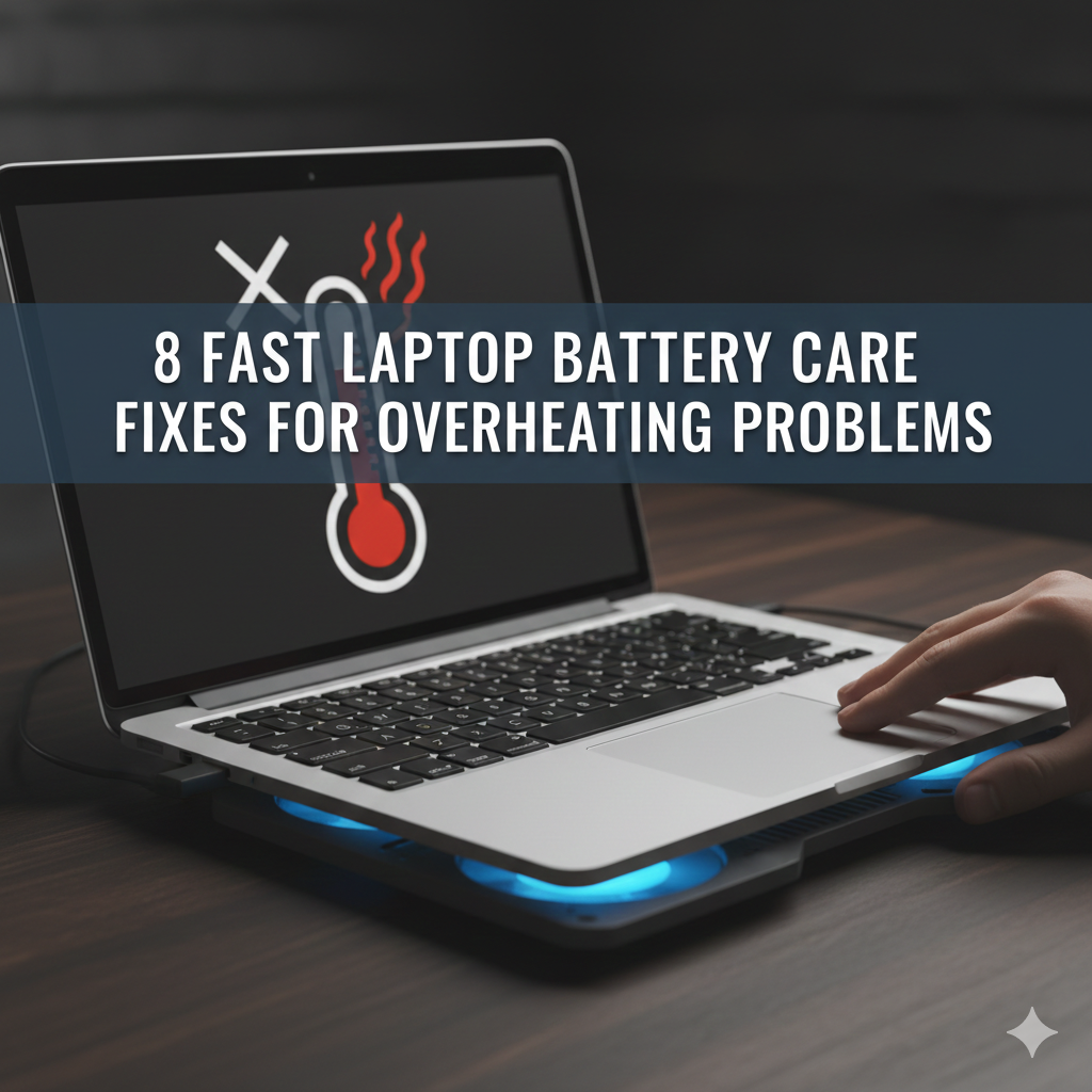 8 Fast Laptop Battery Care Fixes for Overheating Problems
