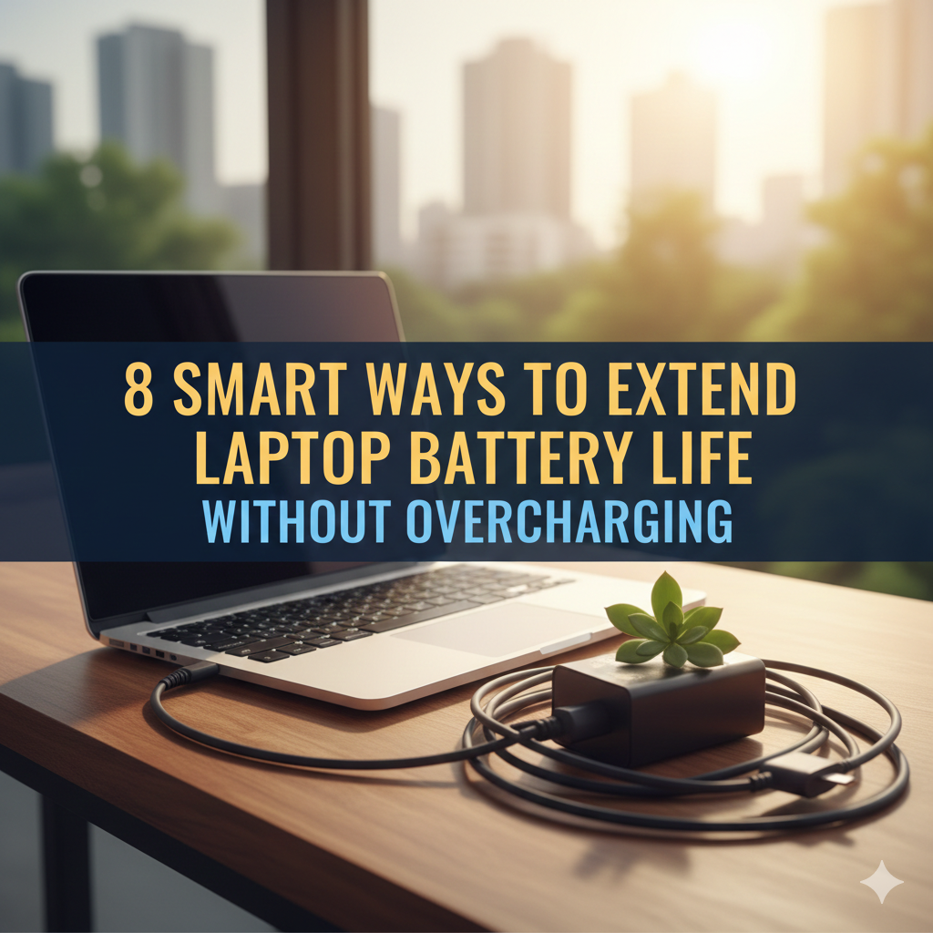 8 Smart Ways to Extend Laptop Battery Life Without Overcharging
