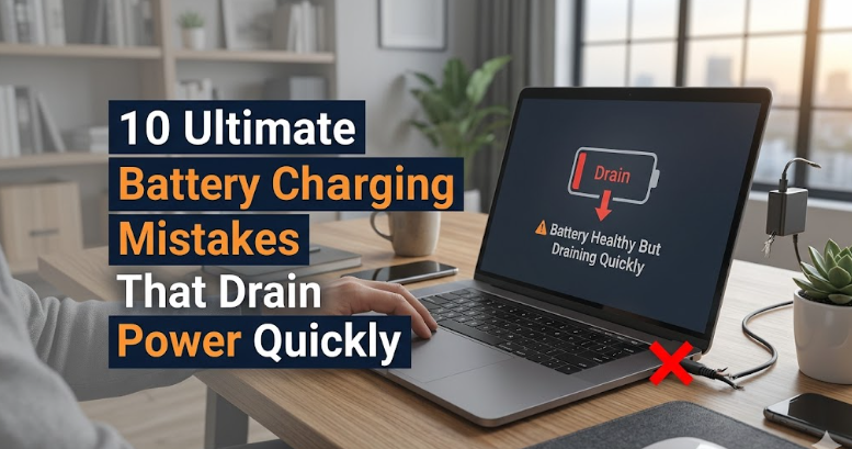 10 Ultimate Laptop Battery Charging Mistakes That Drain Power Quickly