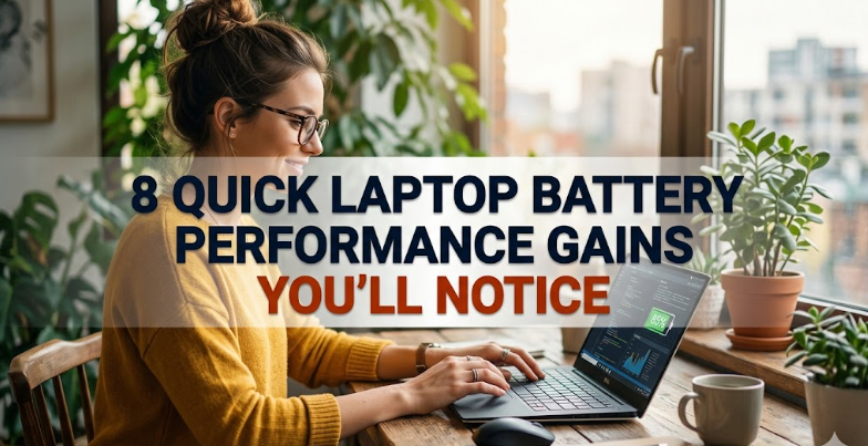 8 Quick Laptop Battery Performance Gains You’ll Notice