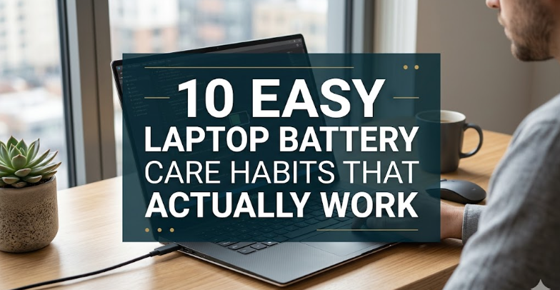 10 Easy Laptop Battery Care Habits That Actually Work