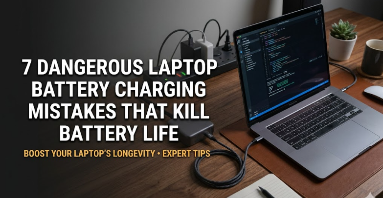 7 Dangerous Laptop Battery Charging Mistakes That Kill Battery Life