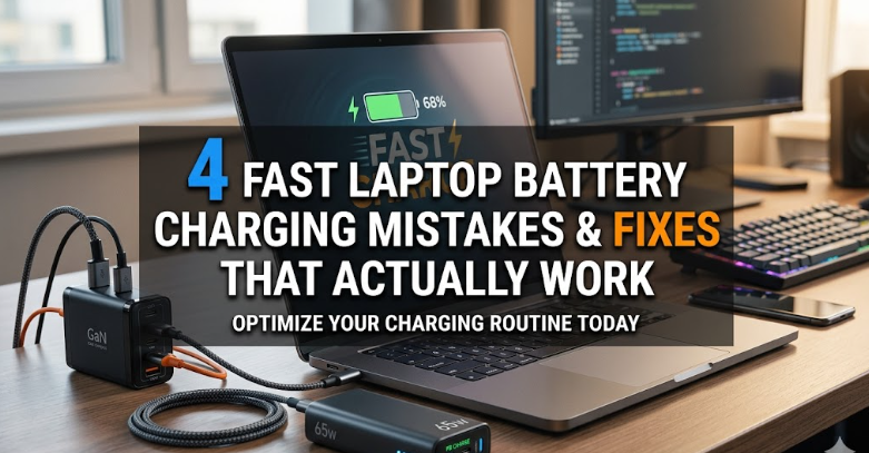 4 Fast Laptop Battery Charging Mistakes Fixes That Actually Work